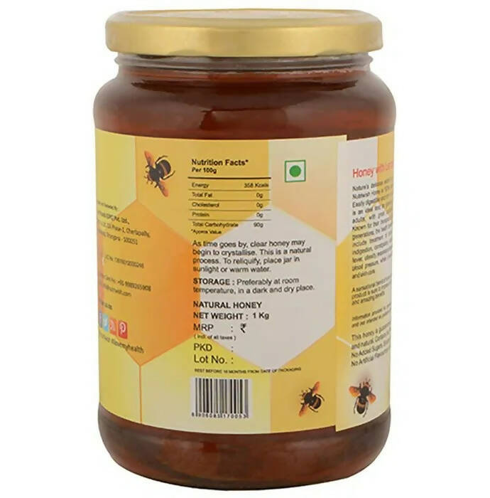 Nutriwish 100% Pure Organic Honey Lemon - Swadesiicart