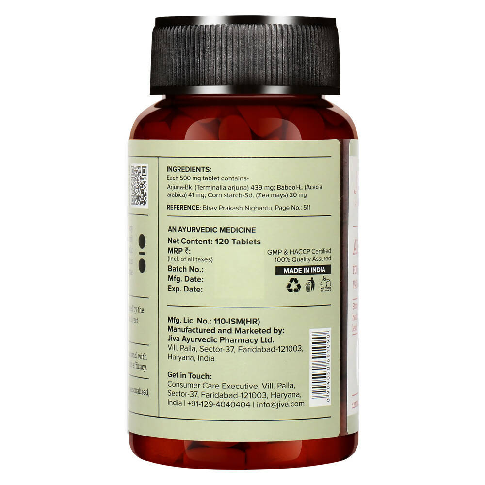 Jiva Ayurveda Arjuna Tablets - Swadesiicart