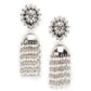 Mominos Fashion Johar Kamal Silver-Plated Earrings With Pearls Jhumkas - Mominos Fashion