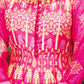 Wedding Designer Pink Soft Dola Silk Anarkali suit with Dupatta - Samanta - Swadesiicart