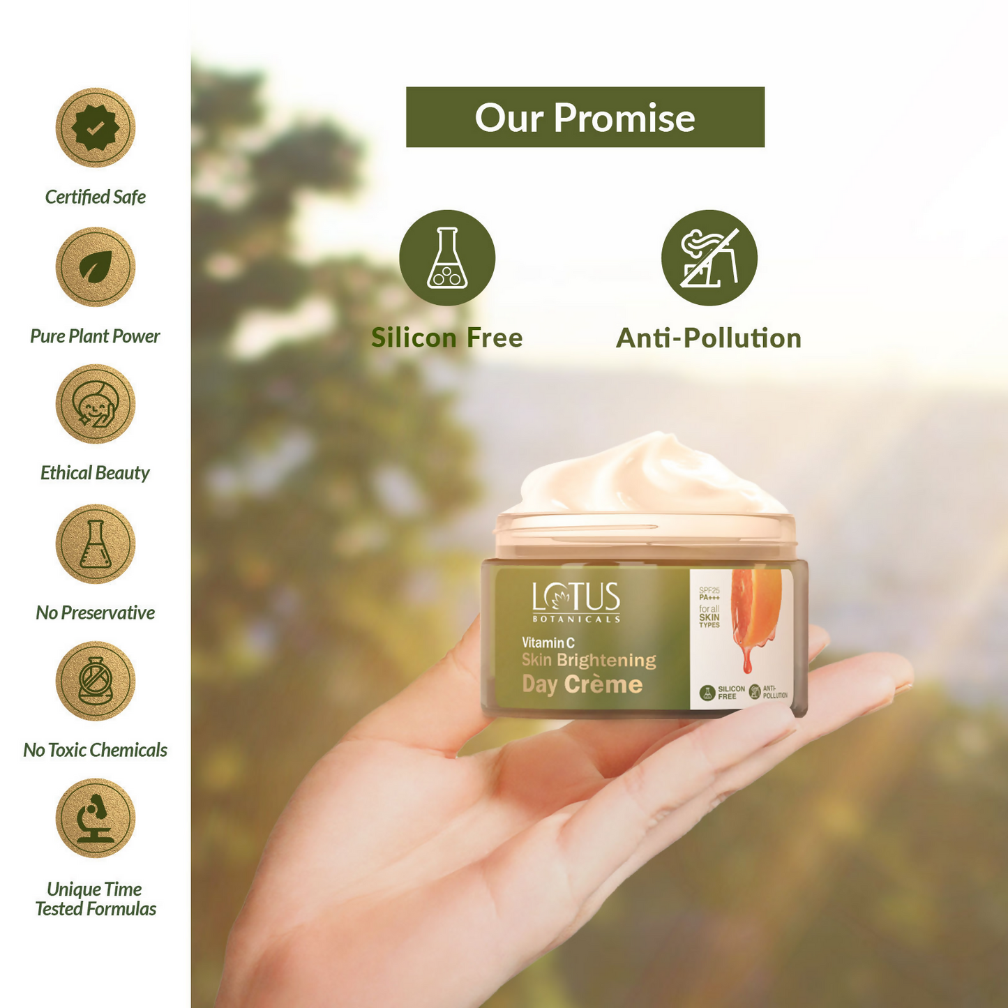 Lotus Botanicals Skin Brightening Day Cream | Swadesiicart