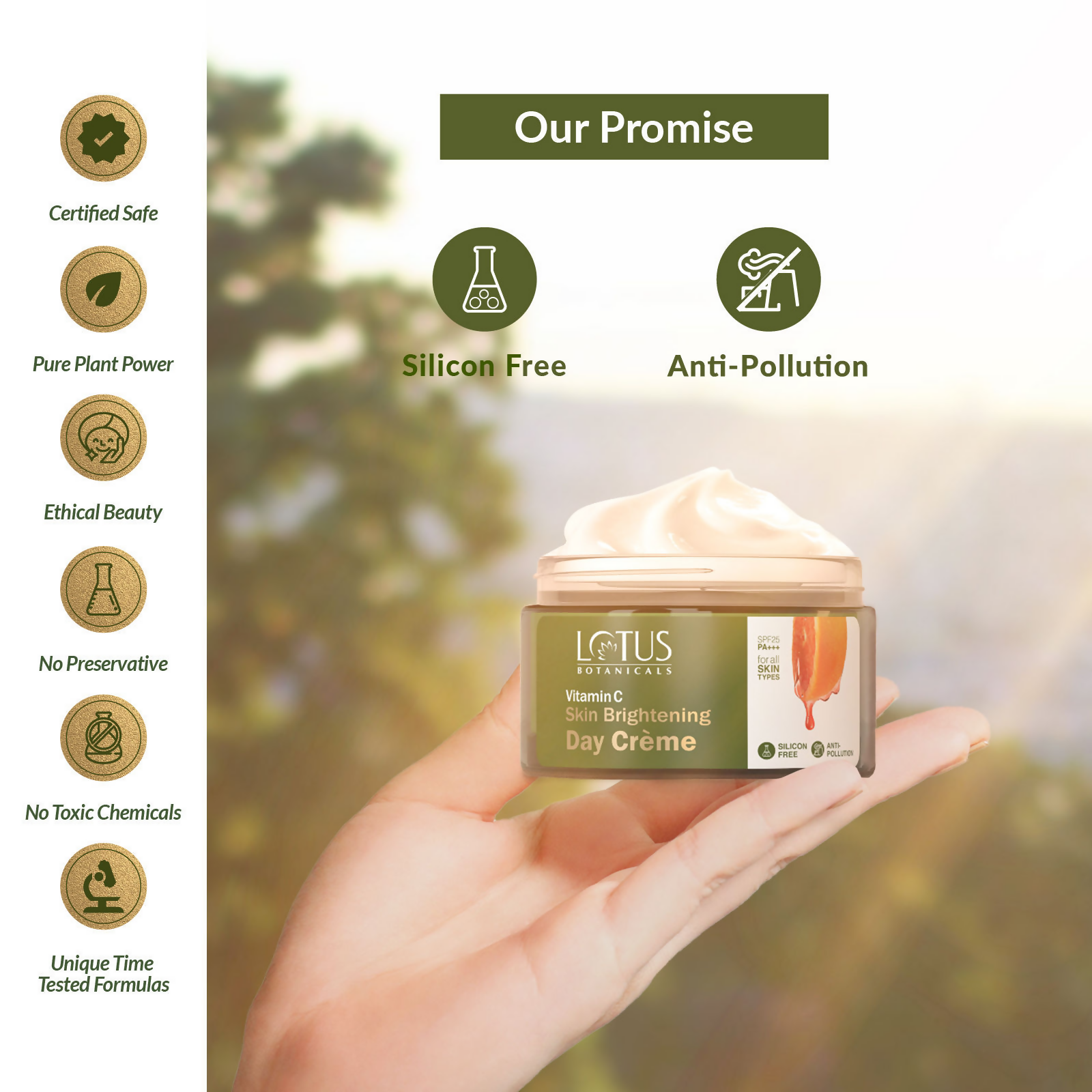 Lotus Botanicals Skin Brightening Day Cream | Swadesiicart
