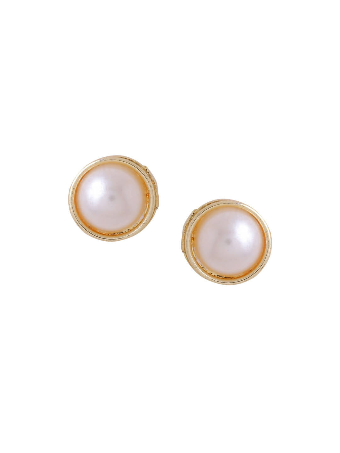 NVR Women Pearl Studded Studs Earrings | Swadesiicart