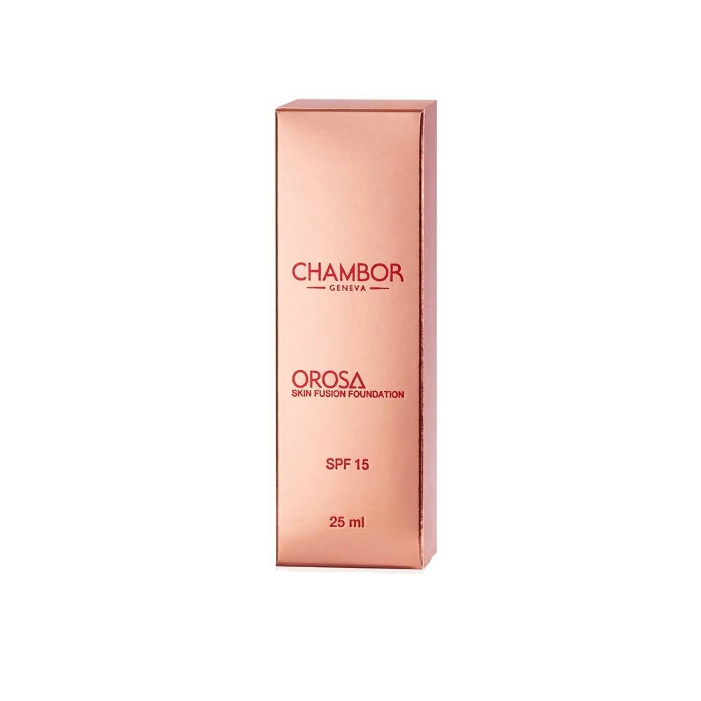 Chambor Orosa Skin Fusion Foundation SPF 15 | 303 Deep - Swadesiicart