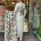 The52 Off White Women's Gorgeous Embroidered Viscose Chanderi Fabric Straight Kurta Pant with Dupatta Set - Swadesiicart