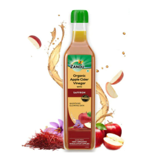 Zandu Organic Apple Cider Vinegar With Saffron | Swadesiicart