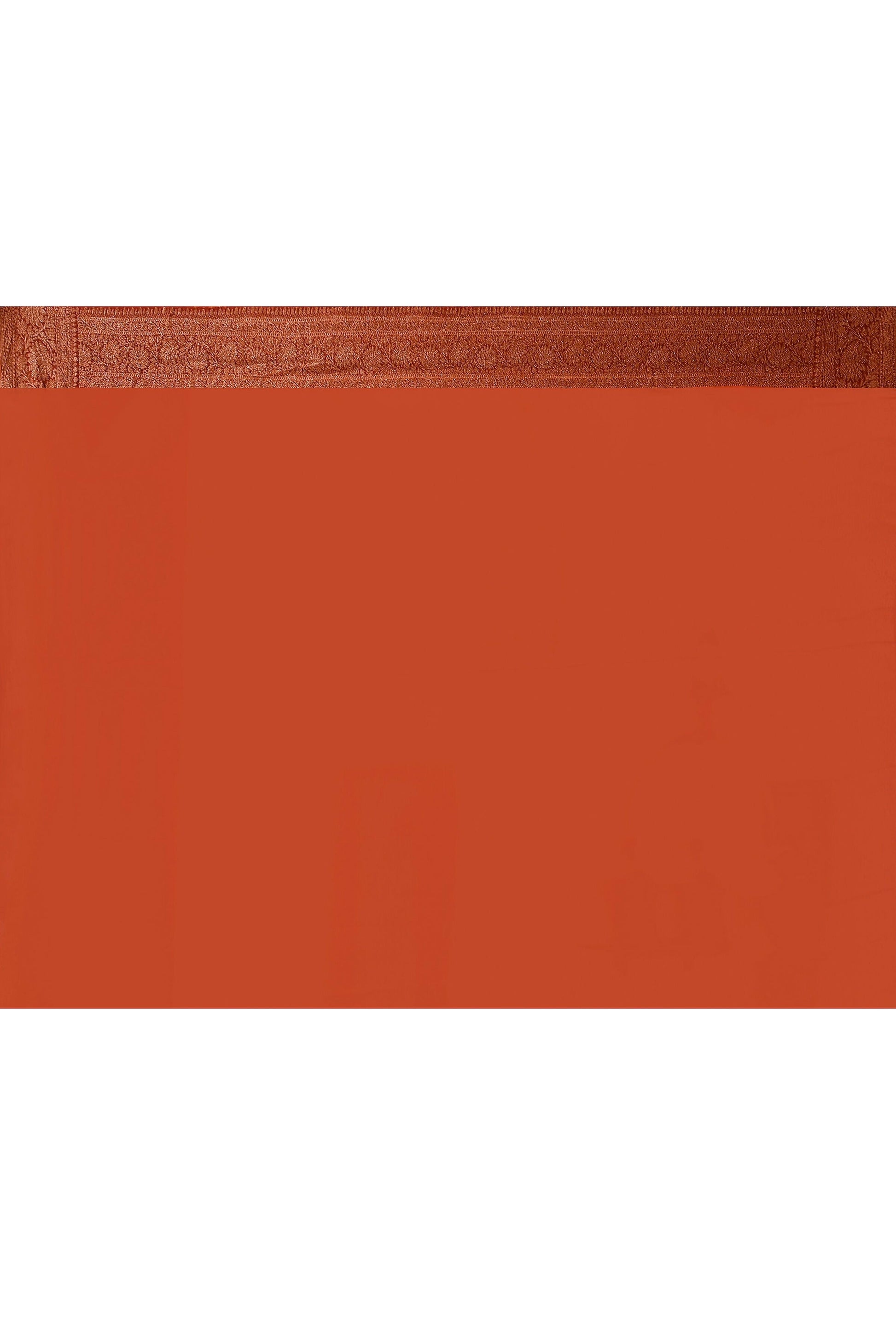 Joban Fashion Amber Crepe Chiffon Pure Handloom Banarasi Silk Saree | Swadesiicart