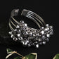 Mominos Fashion Johar Kamal Oxidised Silver Ghungroo Bracelet