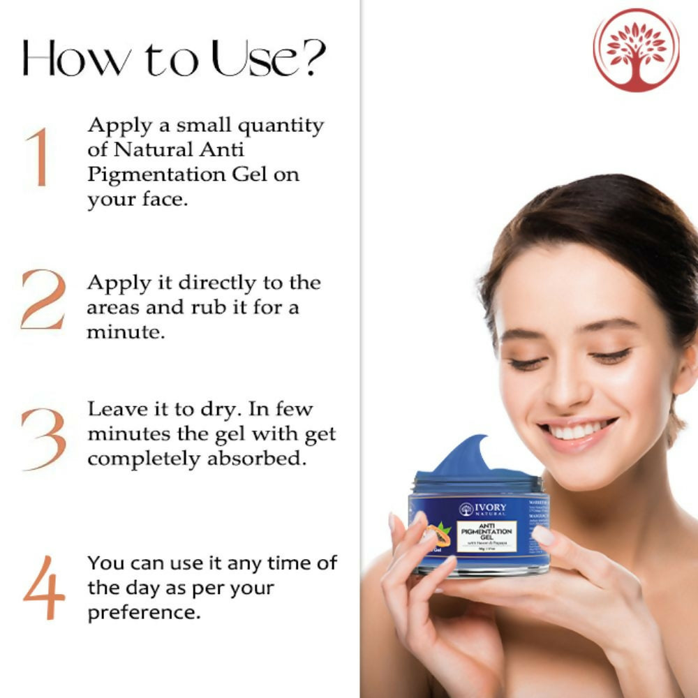 Ivory Natural Pigmentation Gel For Fade Dark Spots & Pigmentation | Swadesiicart