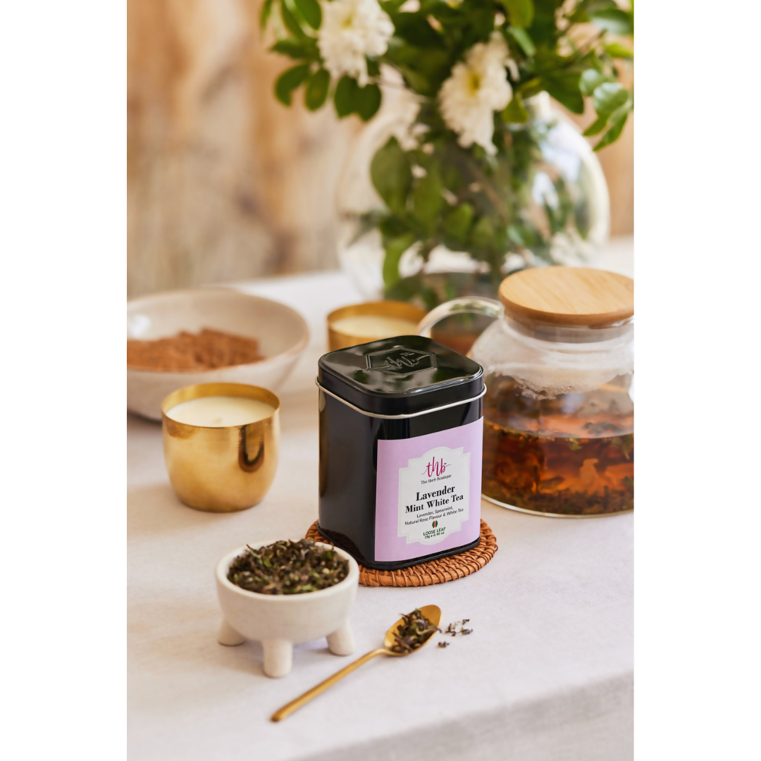 The Herb Boutique Lavender Mint White Tea - The Herb Boutique