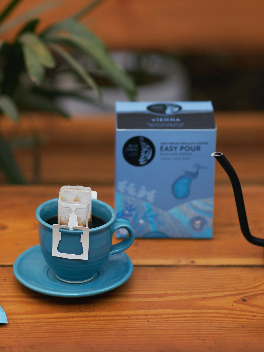 Blue Tokai Vienna Dark Roast Easy Pour Sachets - Swadesiicart
