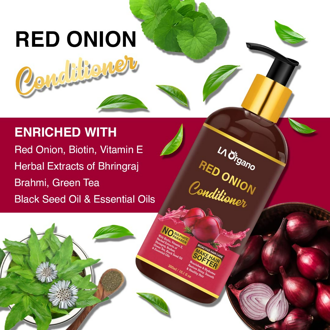 LA Organo Red Onion Hair Conditioner | Swadesiicart