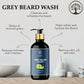 Ivory Natural Grey Beard Wash For Beard Graying And Restoring Beard'S Natural Black Shade | Swadesiicart