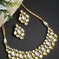 Kundan Choker With Earrings - Ruby Raang | Swadesiicart