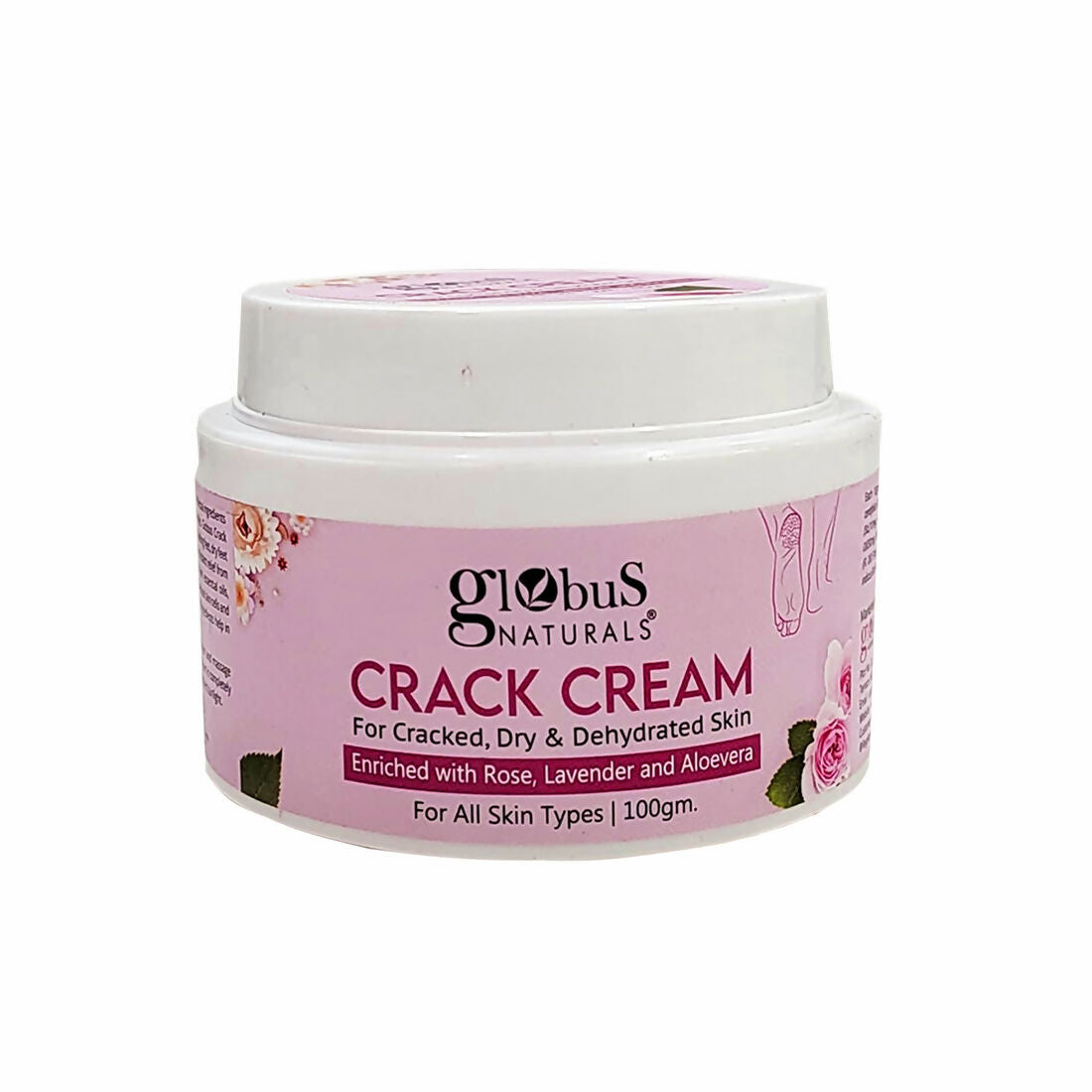 Globus Naturals Crack Cream Rose | Swadesiicart
