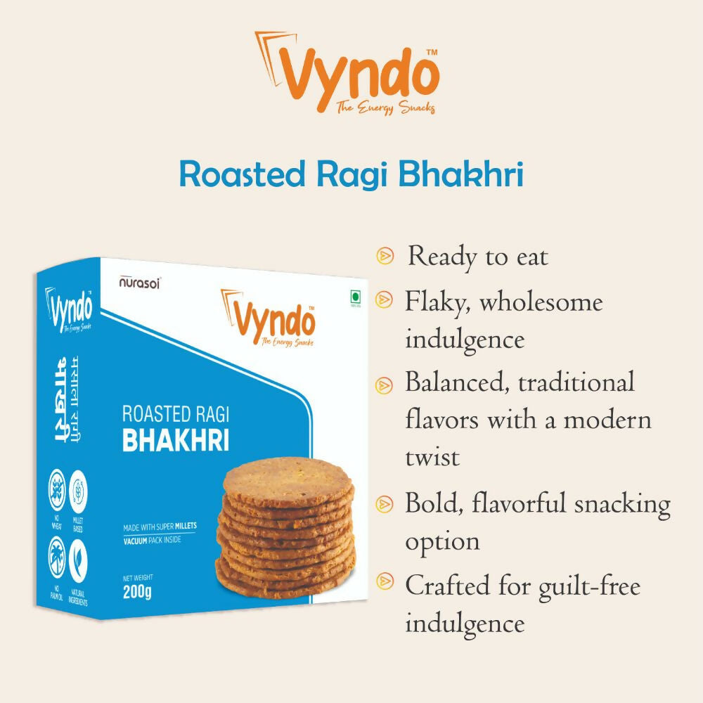Vyndo Roasted Ragi Bhakhri - Swadesiicart