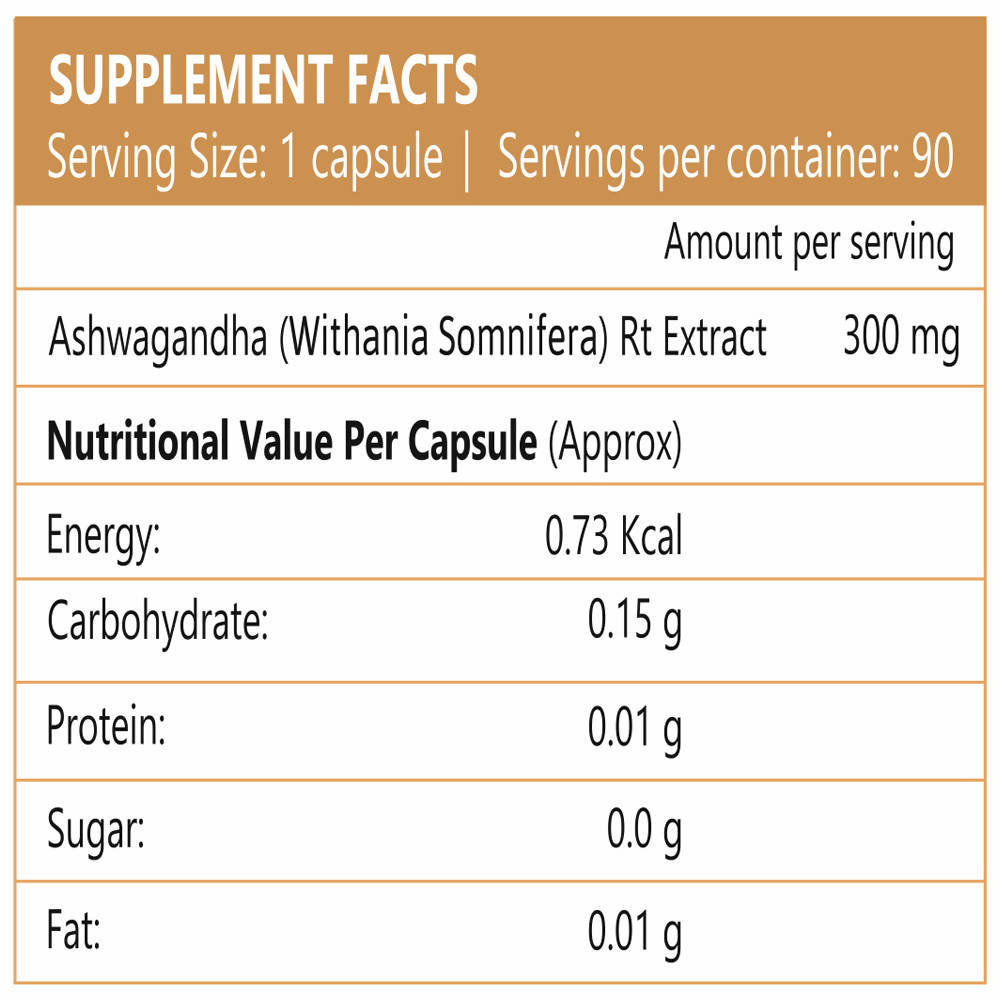 NLife Ashwagandha Capsules - Swadesiicart