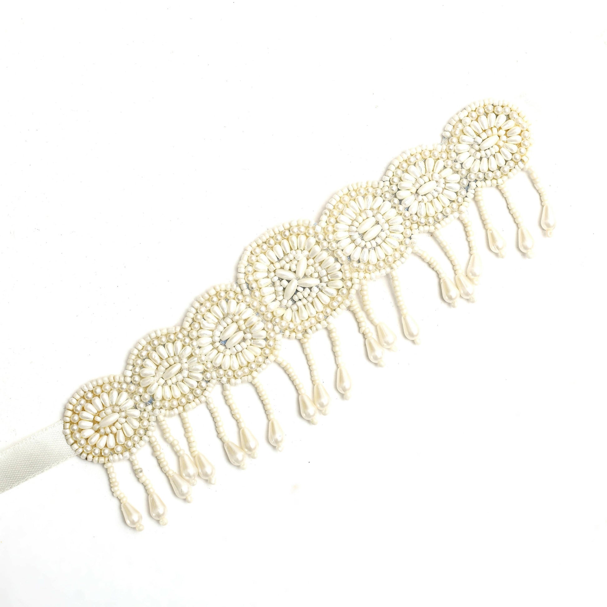 Mominos Fashion Johar Kamal Handicraft Pearls Necklace with Earrings For Women - Swadesiicart