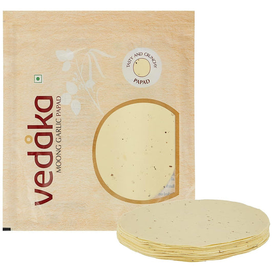 Vedaka Moong Garlic Papad - Swadesiicart