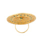 NVR Women's Traditional Kundan Meenakari Gold-Polished Ajustable Finger Ring | Swadesiicart