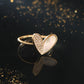 NVR Women's Gold-Polished Stylish Ring With Ad Stones - NR Retail-NVR