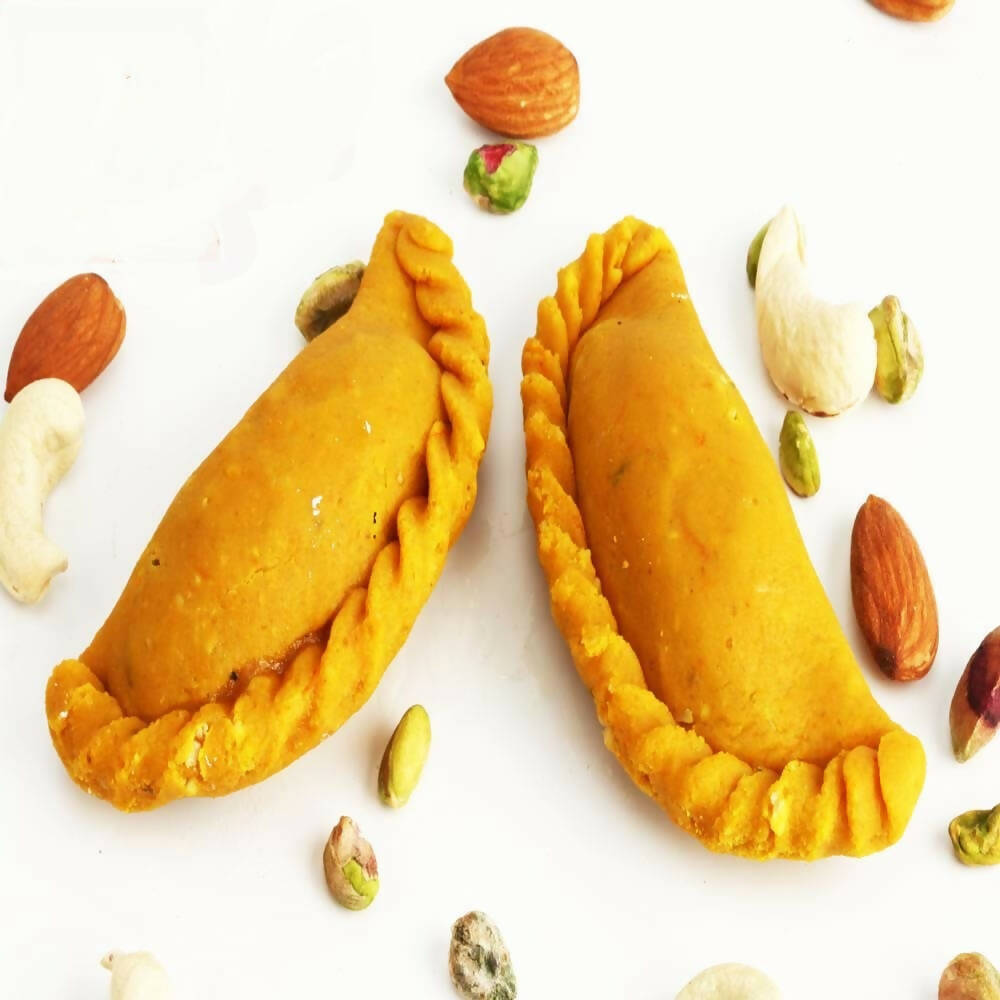 Ghasitaram Mawa Kesar Gujiya | Swadesiicart