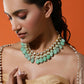 Women's Gold-Polished Necklace - Ruby Raang | Swadesiicart