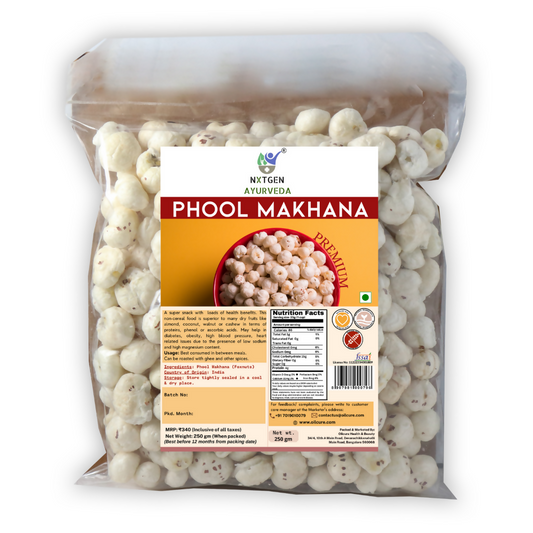 Nxtgen Ayurveda Premium Phool Makhana - Oilcure Health & Beauty