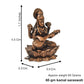 Copper Idols India Saraswati Idol - Swadesiicart