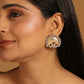 Nuyug 22K Gold Plated Crescent Glow Earrings | Swadesiicart