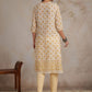 Anouk Women Floral Printed Chikankari Kurta | Swadesiicart