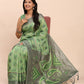 Shree Shyam Fashion Linen Cotton Green Saree