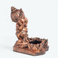 Golden Peacock Brown Ganesha Diya Holder | Swadesiicart