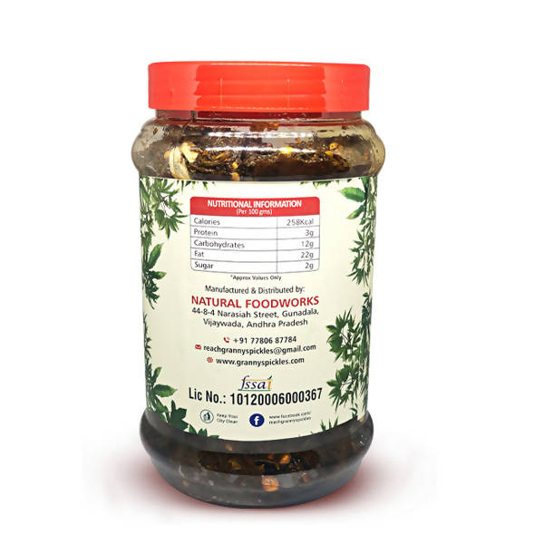 Granny's Pickles Gongura Pickle - Swadesiicart