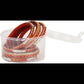 Afast Bridal Wedding & Party Fashionable Colorful Glass Bangle/Kada Set, Pack Of 6 - Swadesiicart