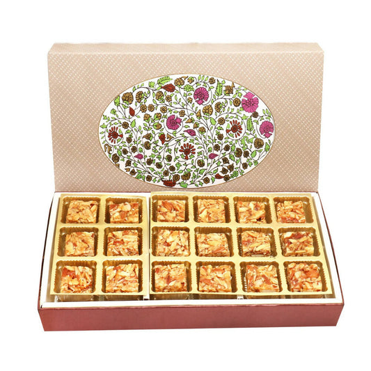 Ghasitaram Roasted Almond Bites Box | Swadesiicart