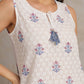 Anouk Women Printed Chikankari Kurta - Swadesiicart