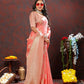 Lorenvalley Fashion Peach Cotton Woven Design with Zari Weaving Design Saree - Swadesiicart