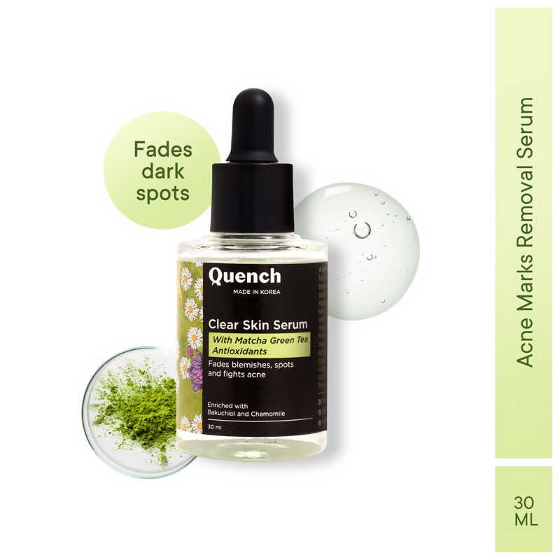 Quench Clear Skin Serum With Matcha Green Tea | Swadesiicart