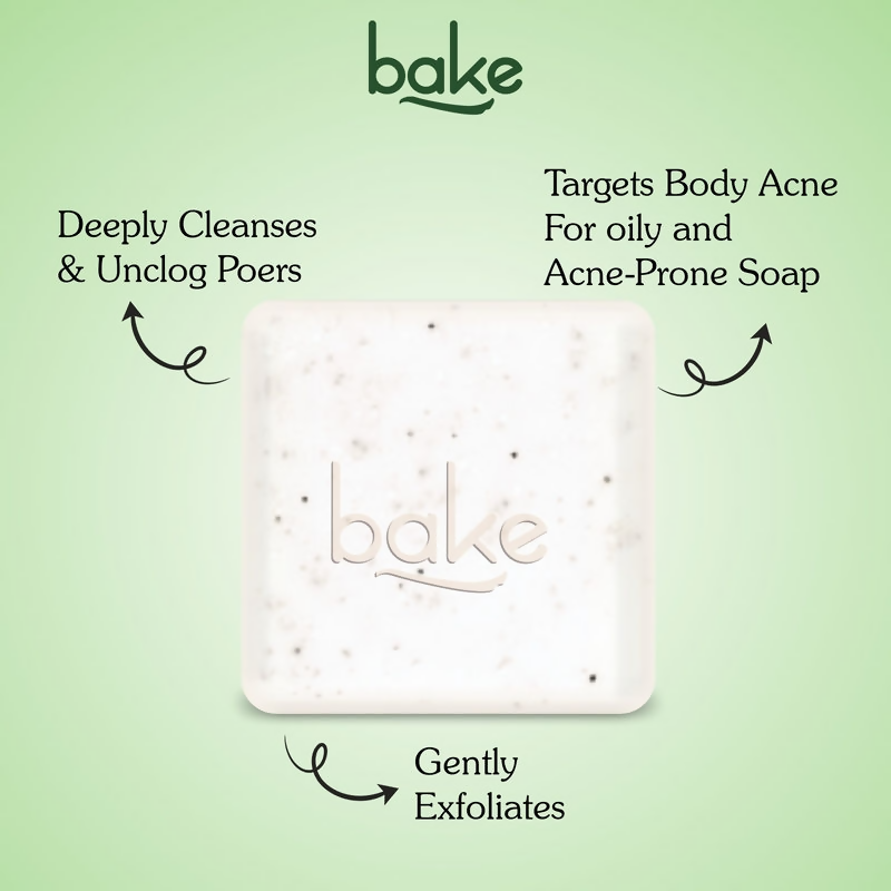 Bake 2% Salicylic Acid Soap for Face & Body Acne | Swadesiicart