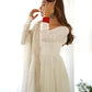 Joban Fashion Off White Kurta Set Chanderi Sequence Embroidery Work - Swadesiicart