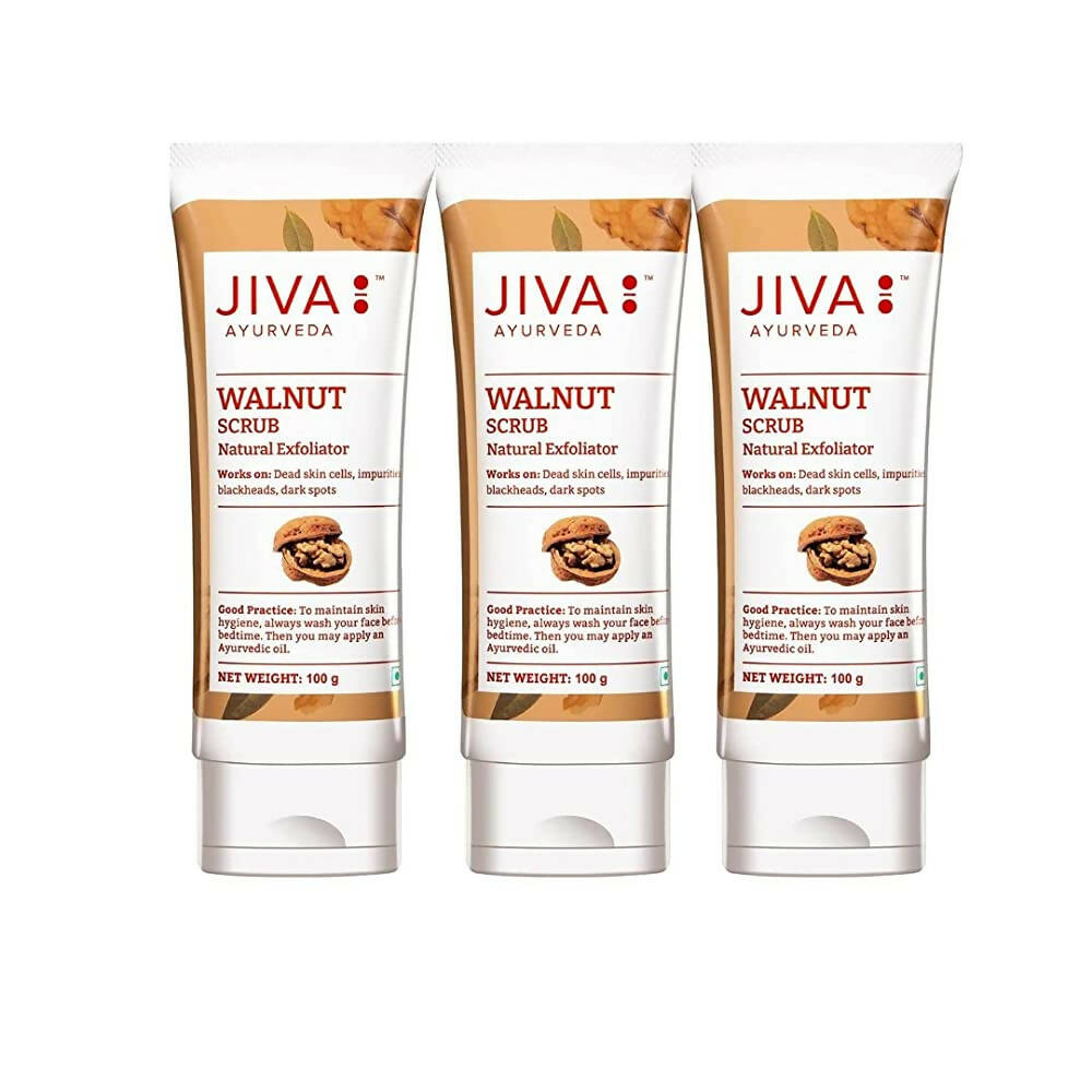Jiva Ayurveda Walnut Scrub - Swadesiicart