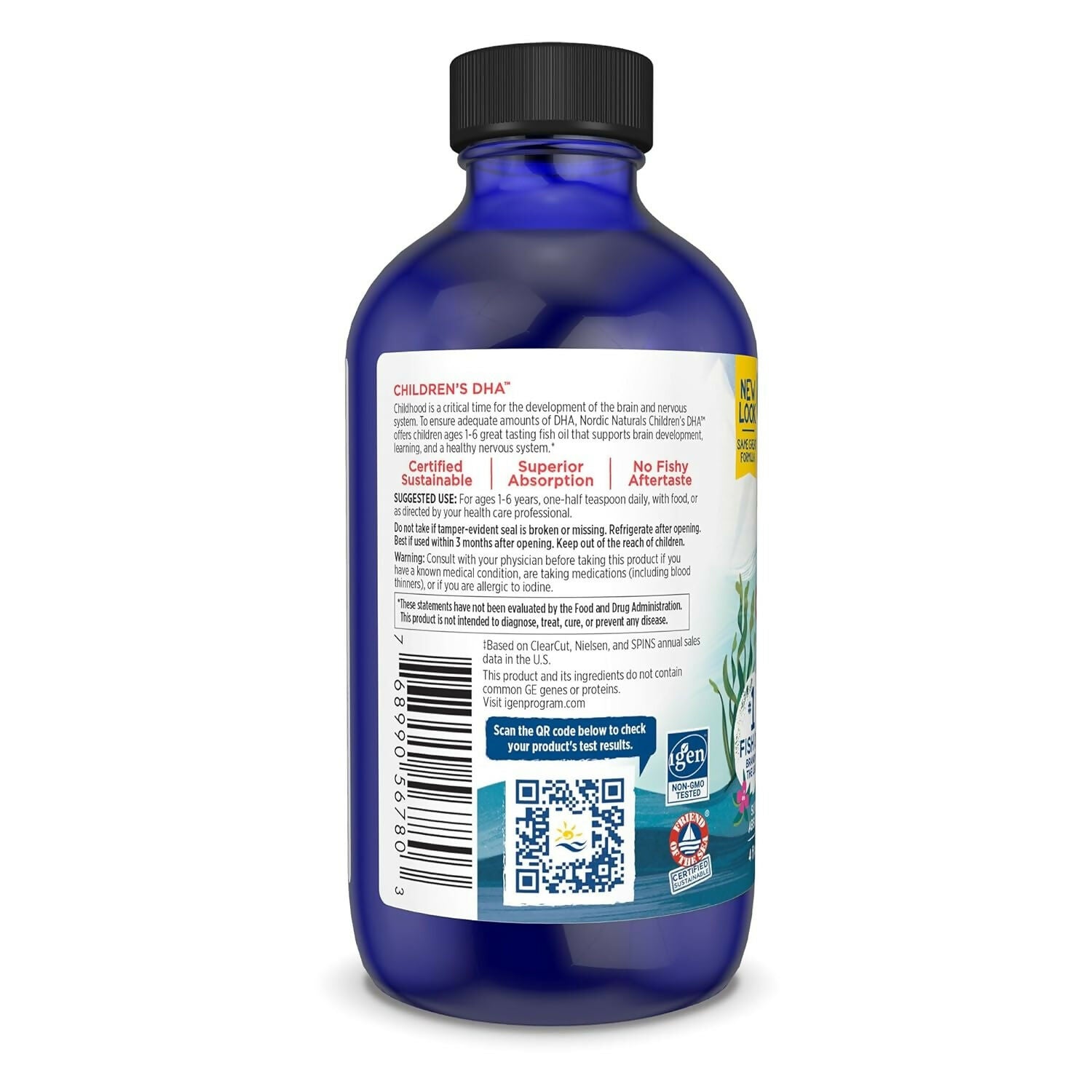 Nordic Naturals Children’s DHA For Omega 3 Fish Oil - Strawberry Flavour - Swadesiicart