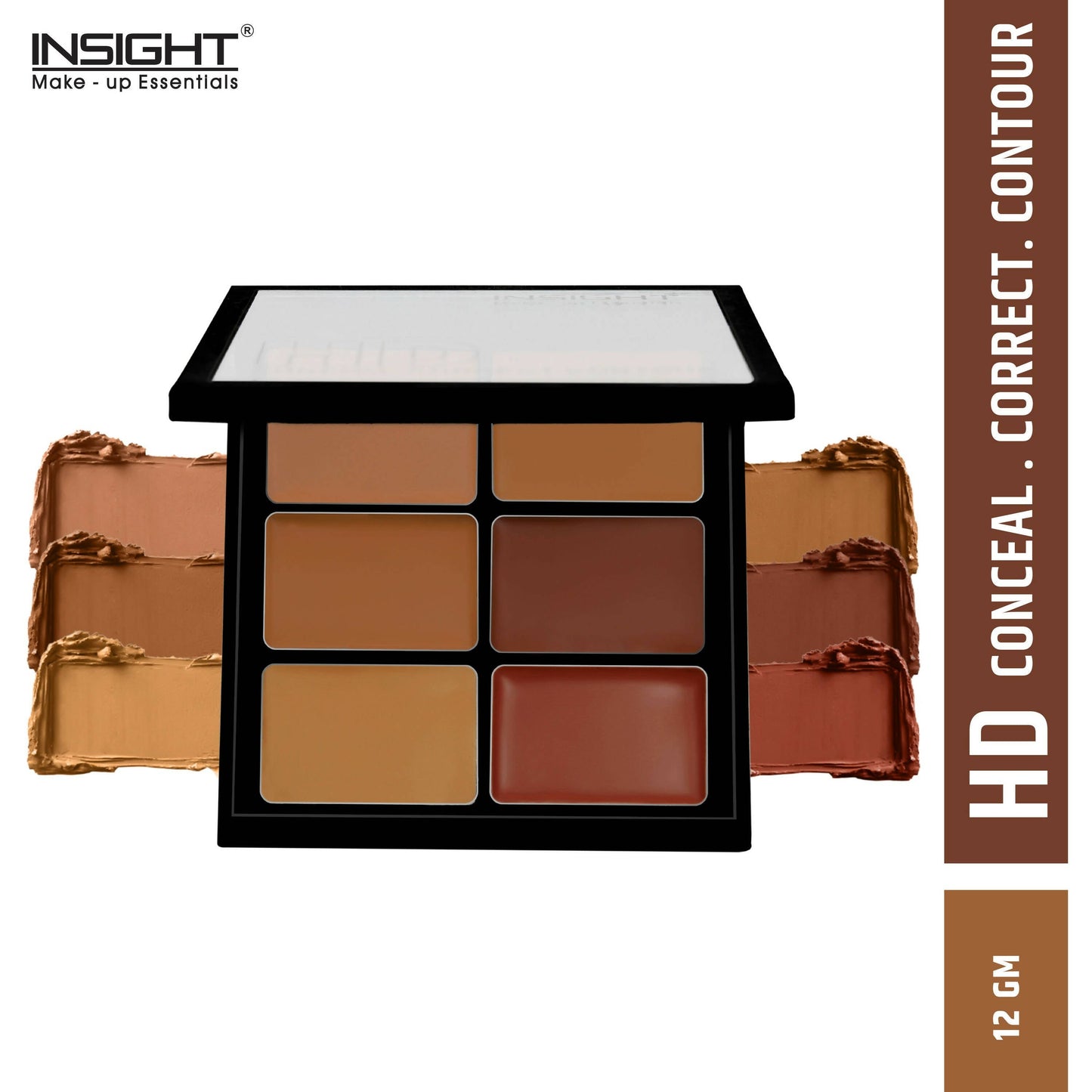 Insight Cosmetics HD Conceal Correct Contour - Deep Skin - Swadesiicart