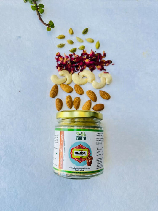 Shuddh Natural Ubtan Based Herbal Gulal and Ayurvedic Thandai Powder | Holi Gift Hamper | Swadesiicart