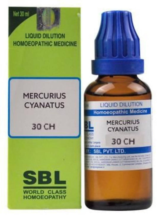 SBL Homeopathy Mercurius Cyanatus Dilution | Swadesiicart