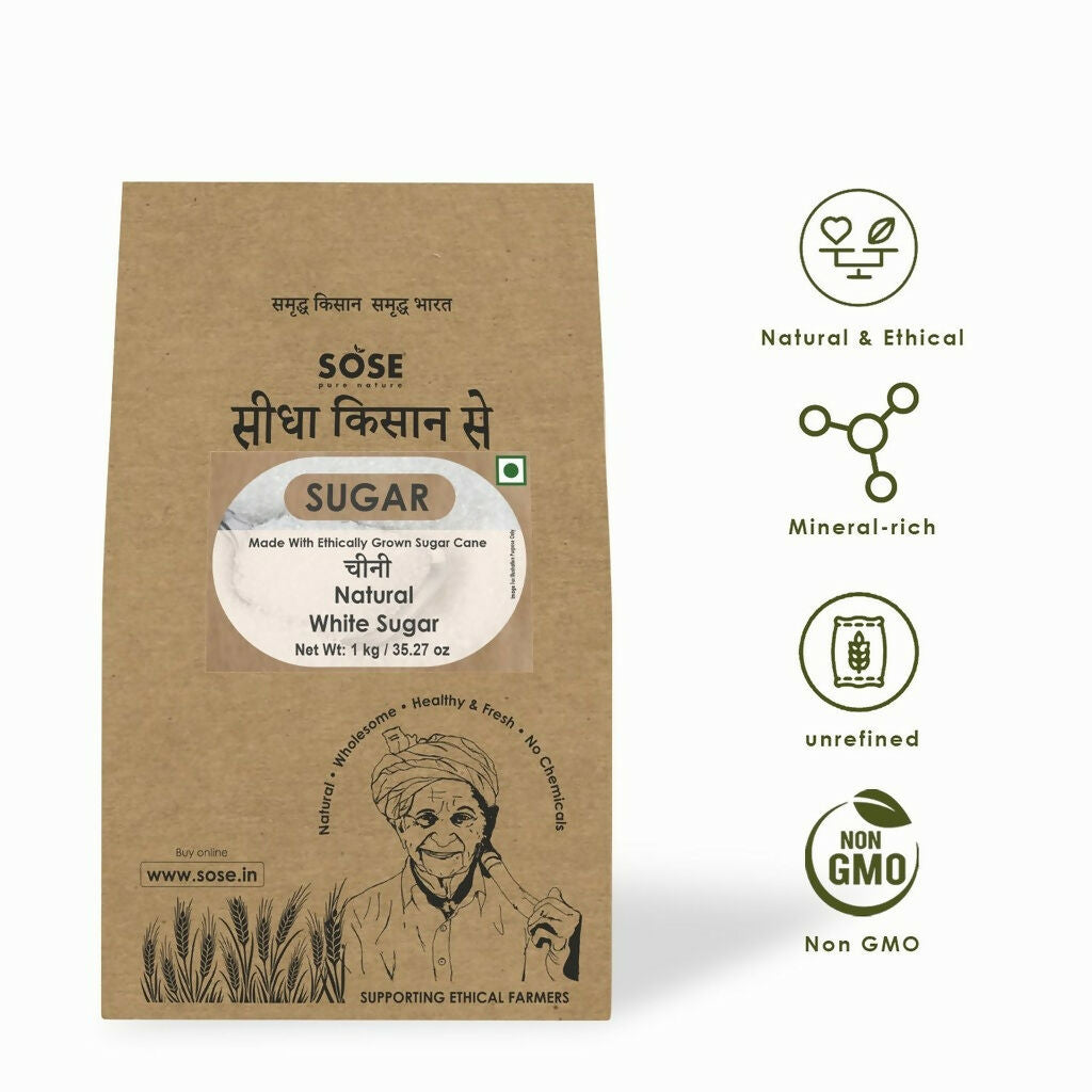 Gir Sidha Kisan Se Natural White Sugar | Swadesiicart