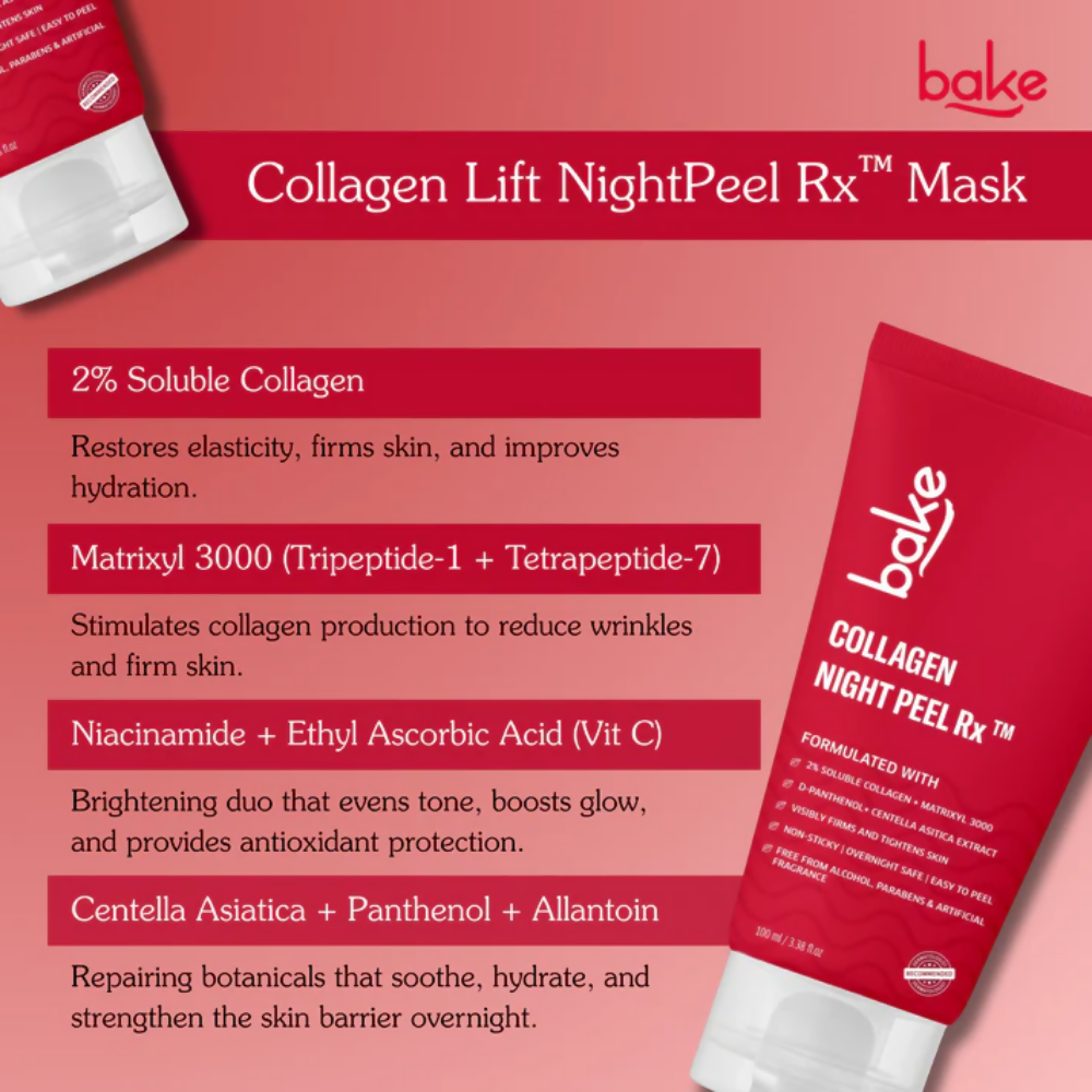 Bake Collagen Peel Off Mask | Swadesiicart
