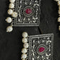 Mominos Fashion Johar Kamal Statement Silver-Plated Brass Finish Kundan/Pearls Choker For Women (Multi) | Swadesiicart