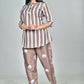 Morchari Digital Print Semi Muslin Co-Ord Set Top & Trouser-Multicolor - Swadesiicart